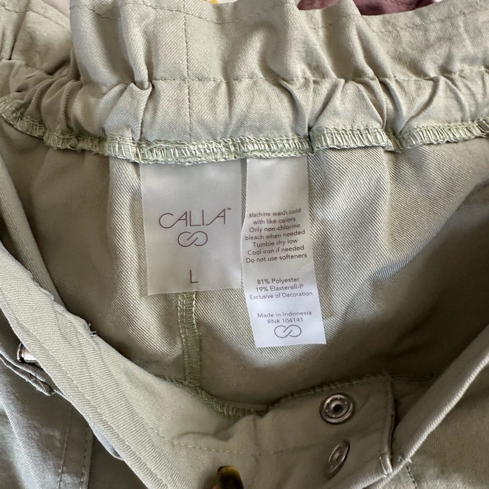 Calia woven paper bag high rise shorts bundle - hazy plum and smudge sage - Picture 5 of 6